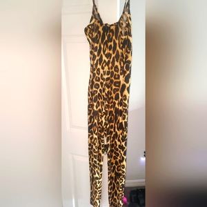 Ladies cheetah print 1 piece